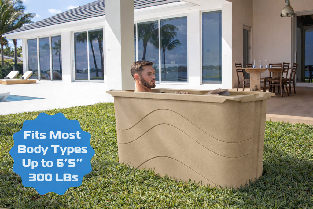Frozin 400 Cold Plunge Tub — Insulated, Chiller‑Ready (100 Gallons)