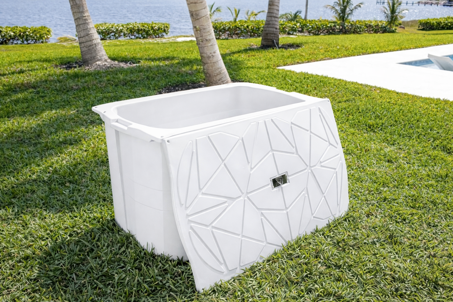 Frozin 400 Cold Plunge Tub — Insulated, Chiller‑Ready (100 Gallons)