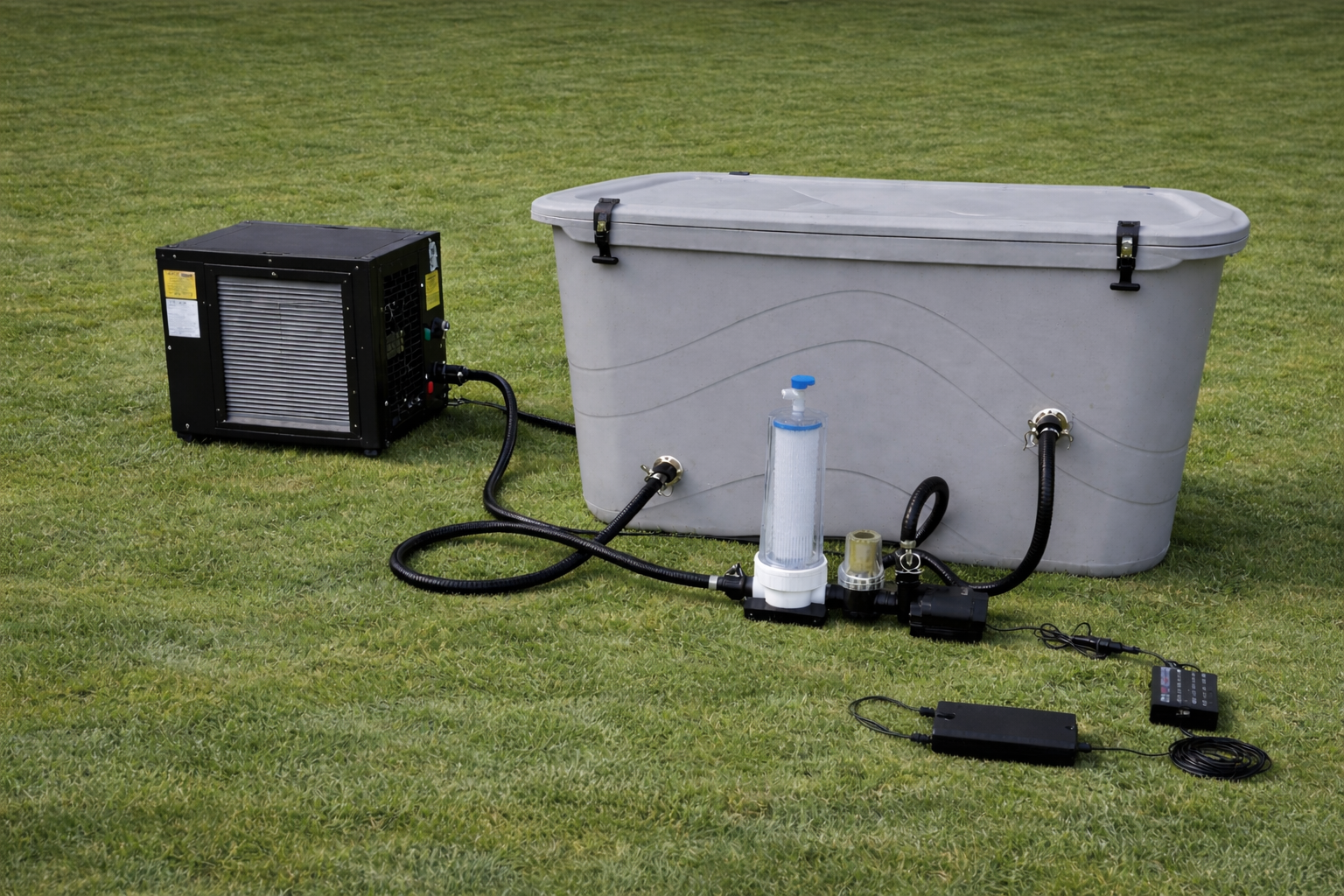 Frozin 400 Cold Plunge System with Chiller & Filtration — All‑in‑One